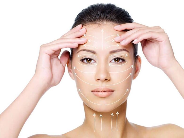 How to apply the product to face skin